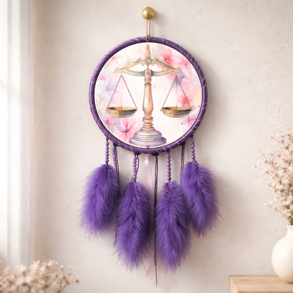 Purple Zodiac Dreamcatchers