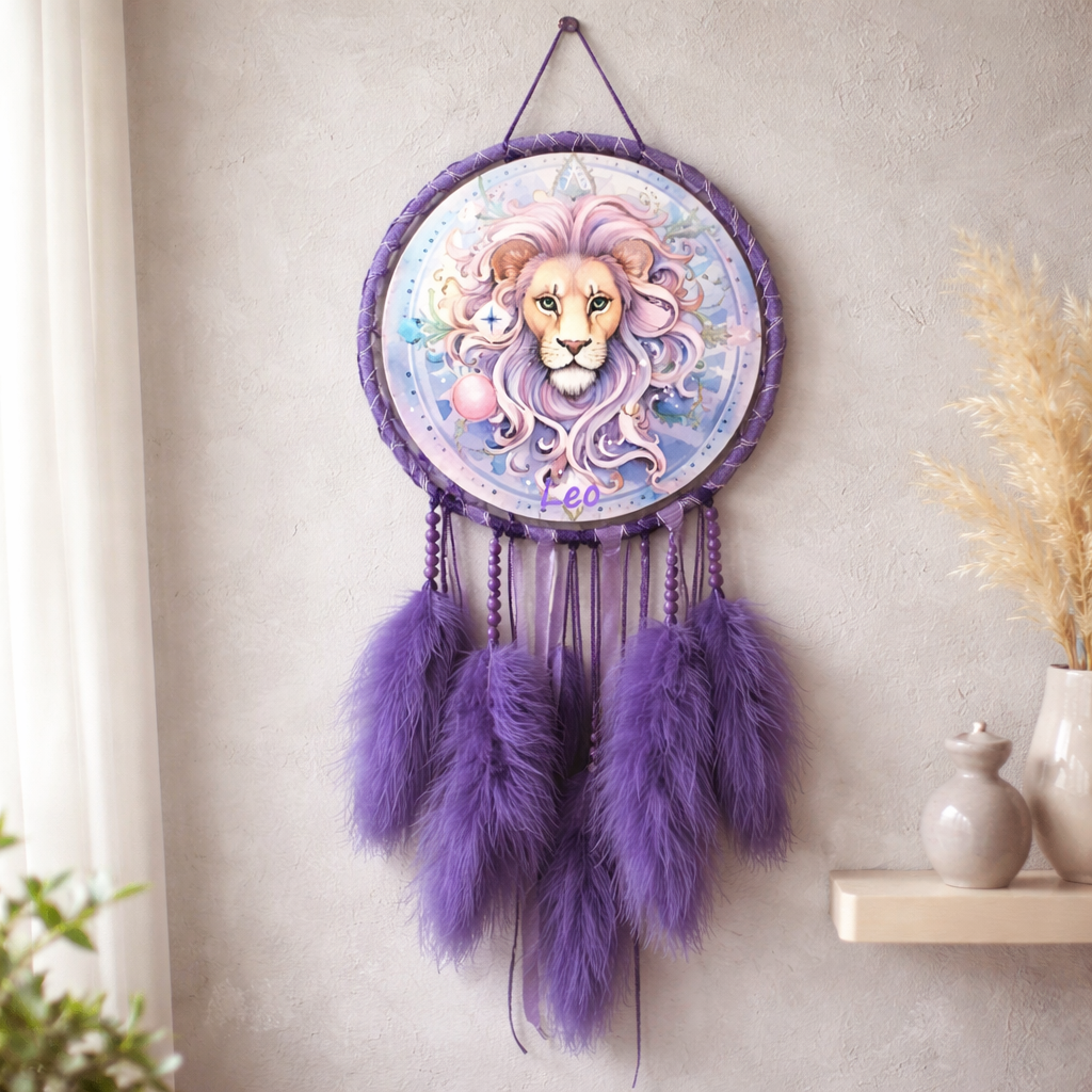 Purple Zodiac Dreamcatchers