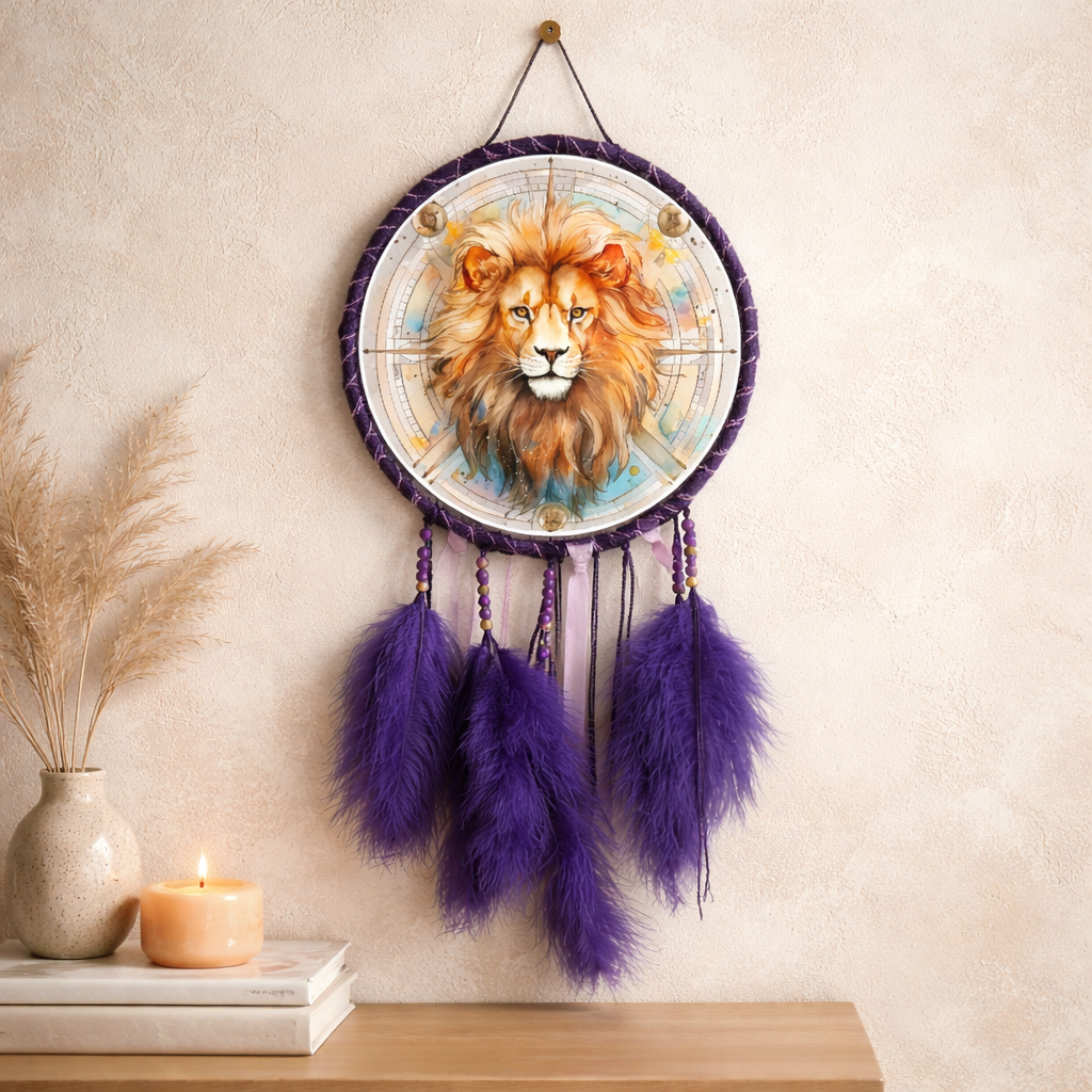 Purple Zodiac Dreamcatchers