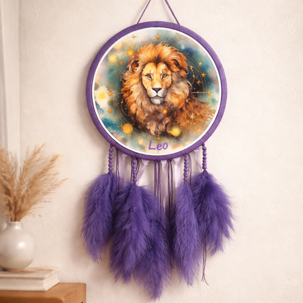 Purple Zodiac Dreamcatchers