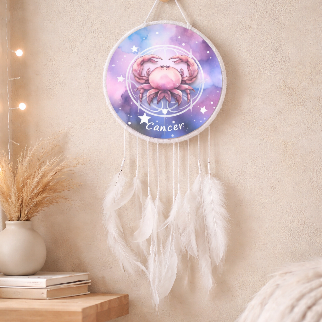 White Zodiac Dreamcatchers