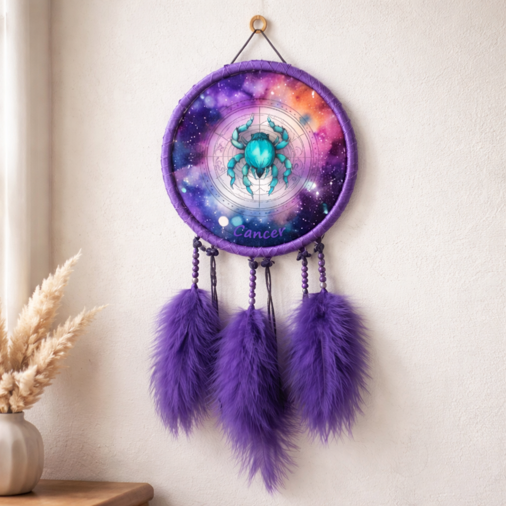 Purple Zodiac Dreamcatchers