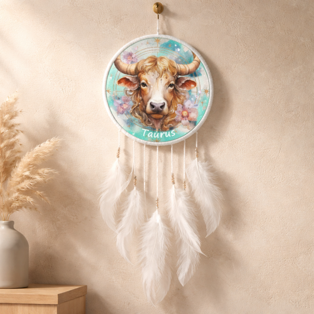 White Zodiac Dreamcatchers