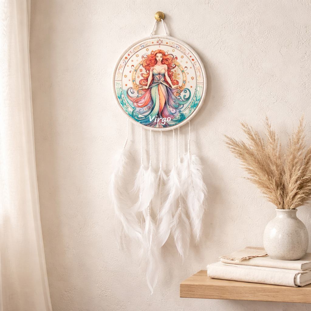 White Zodiac Dreamcatchers