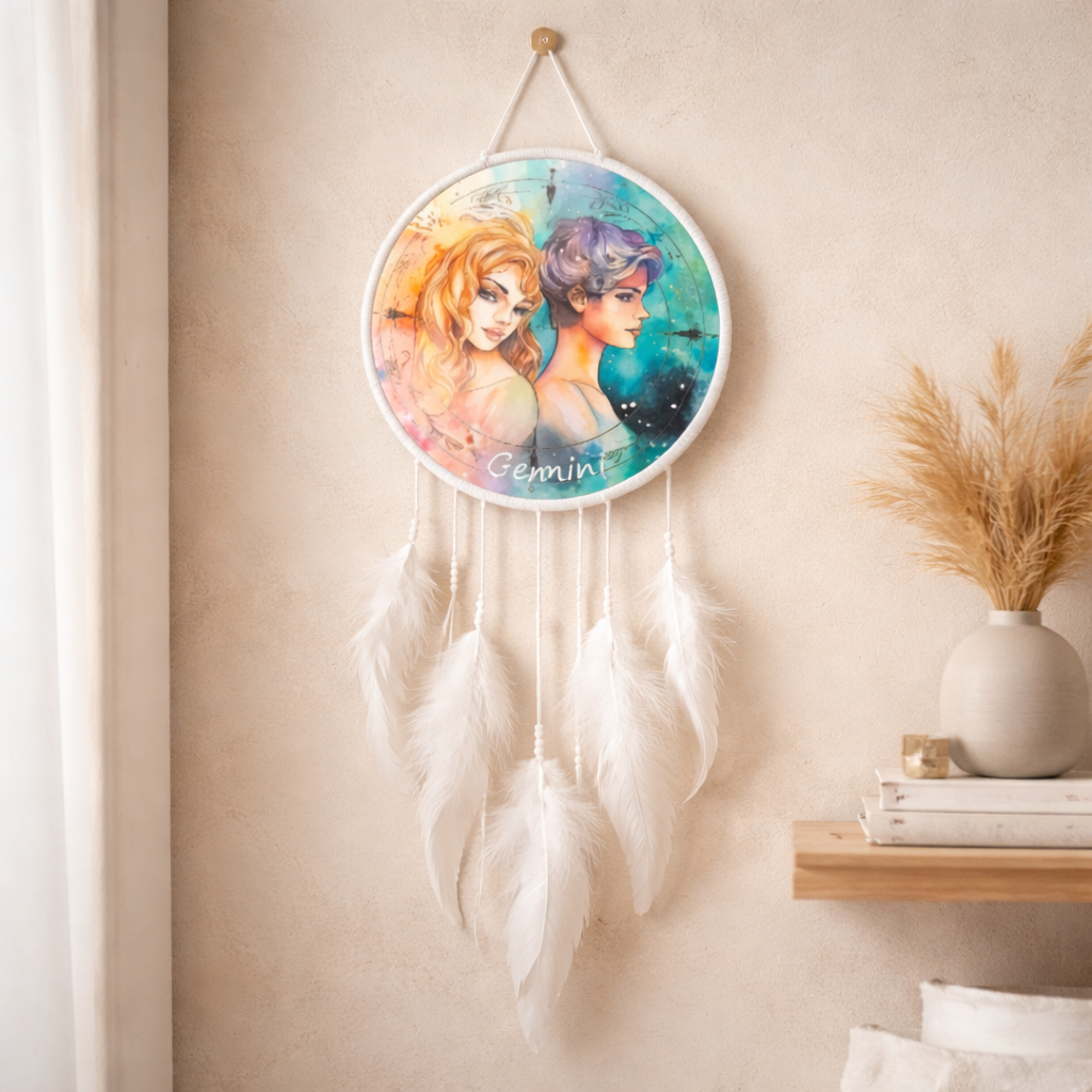 White Zodiac Dreamcatchers