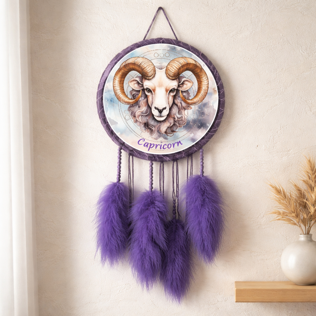 Purple Zodiac Dreamcatchers