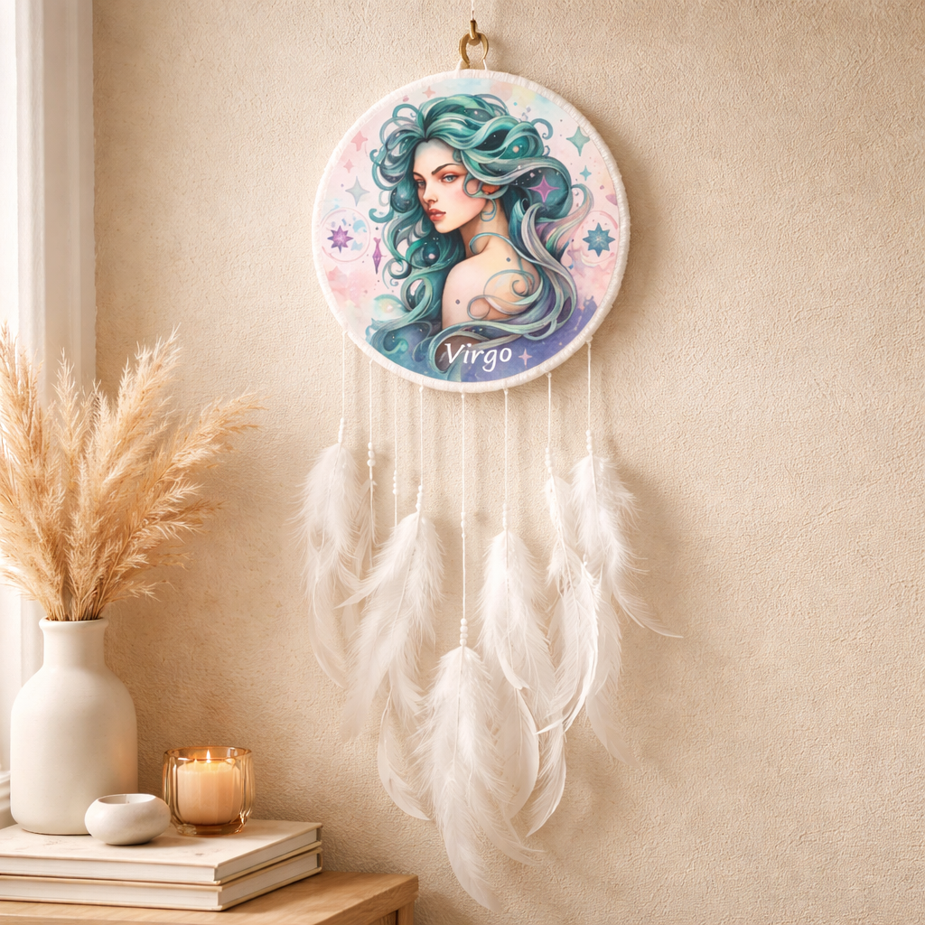 White Zodiac Dreamcatchers