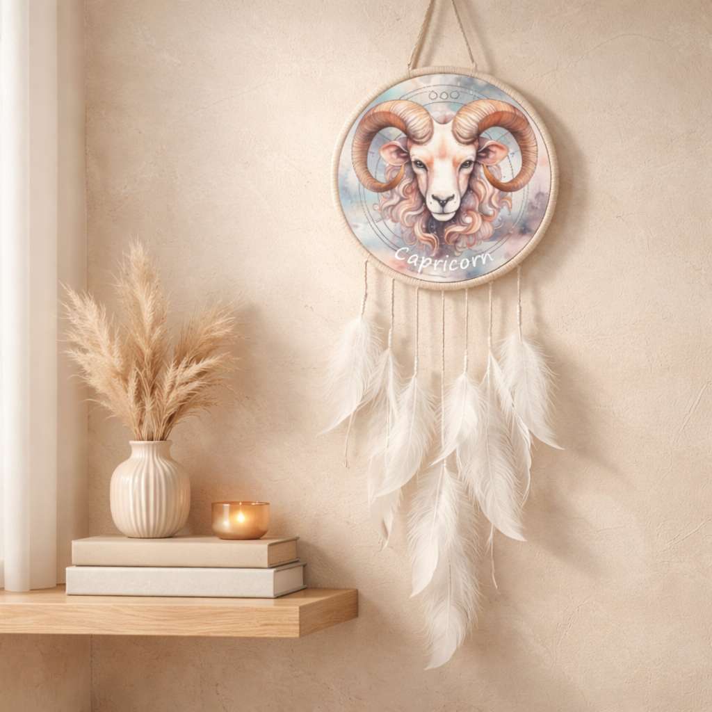 White Zodiac Dreamcatchers