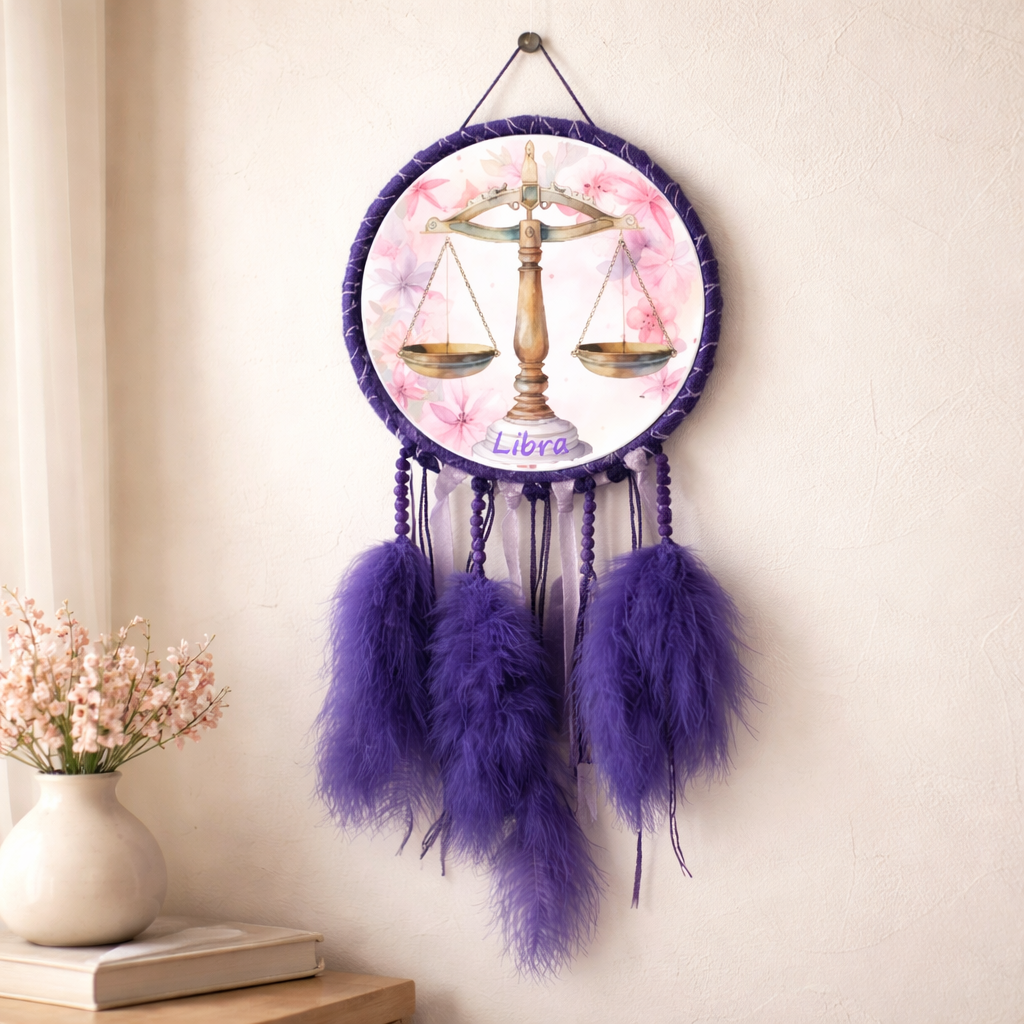 Purple Zodiac Dreamcatchers