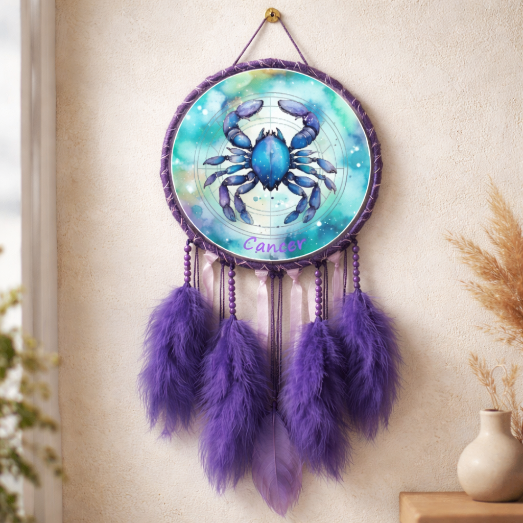 Purple Zodiac Dreamcatchers