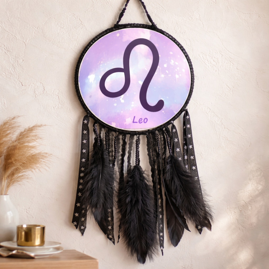 Zodiac Symbol Black Dreamcatchers