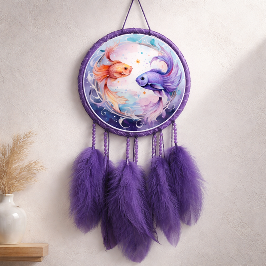 Purple Zodiac Dreamcatchers