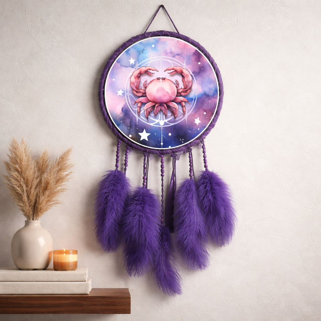 Purple Zodiac Dreamcatchers