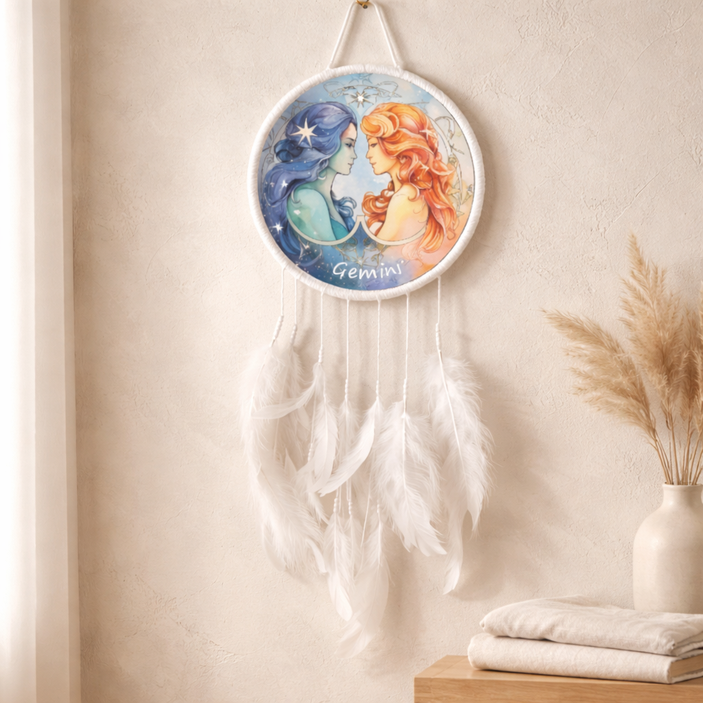 White Zodiac Dreamcatchers