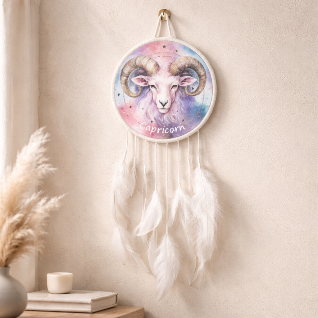 White Zodiac Dreamcatchers