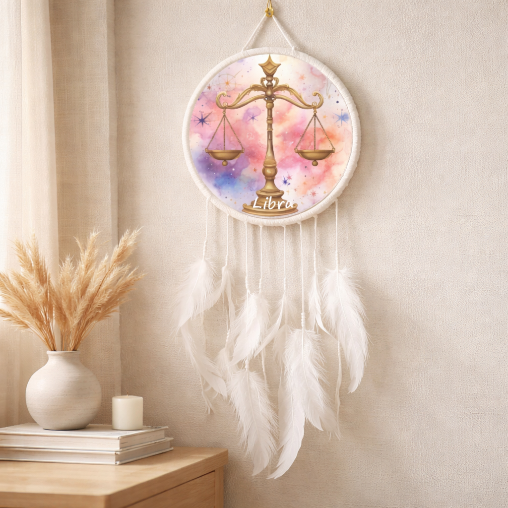 White Zodiac Dreamcatchers