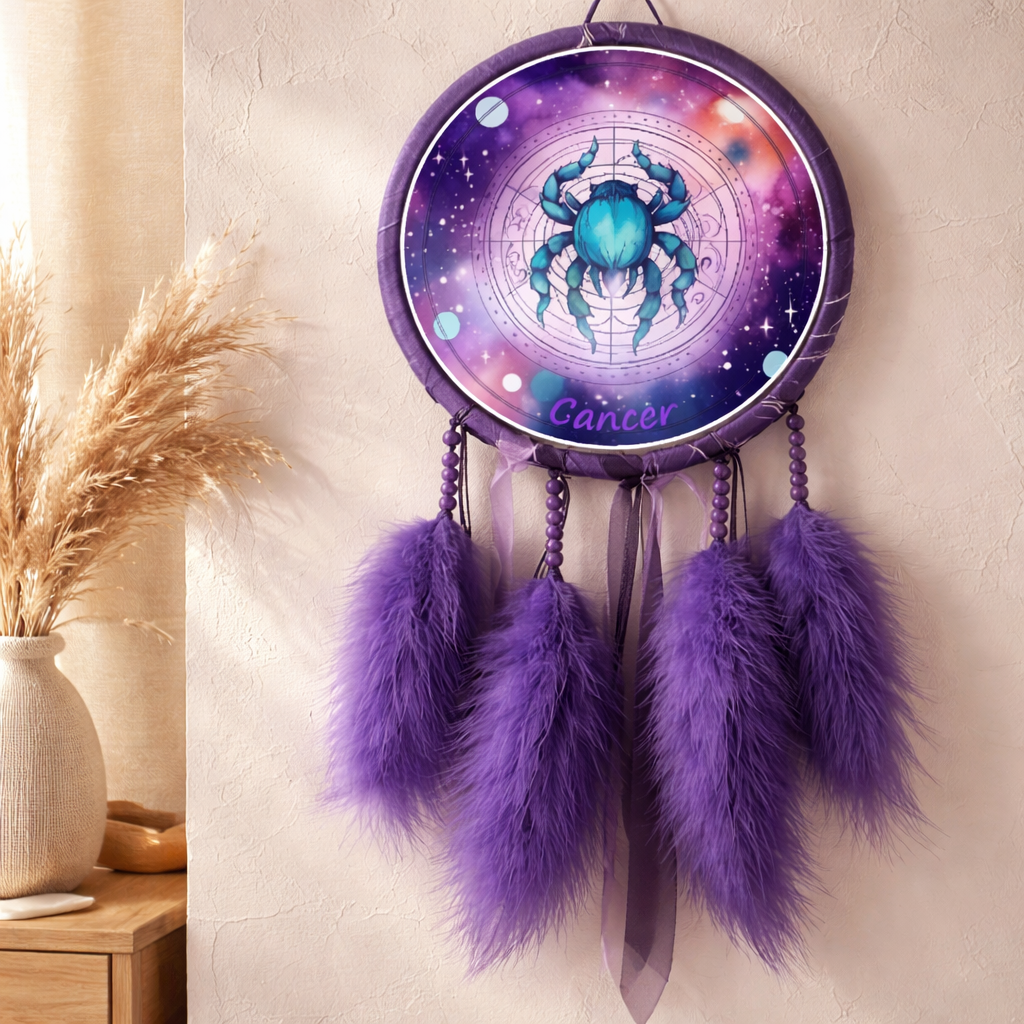 Purple Zodiac Dreamcatchers