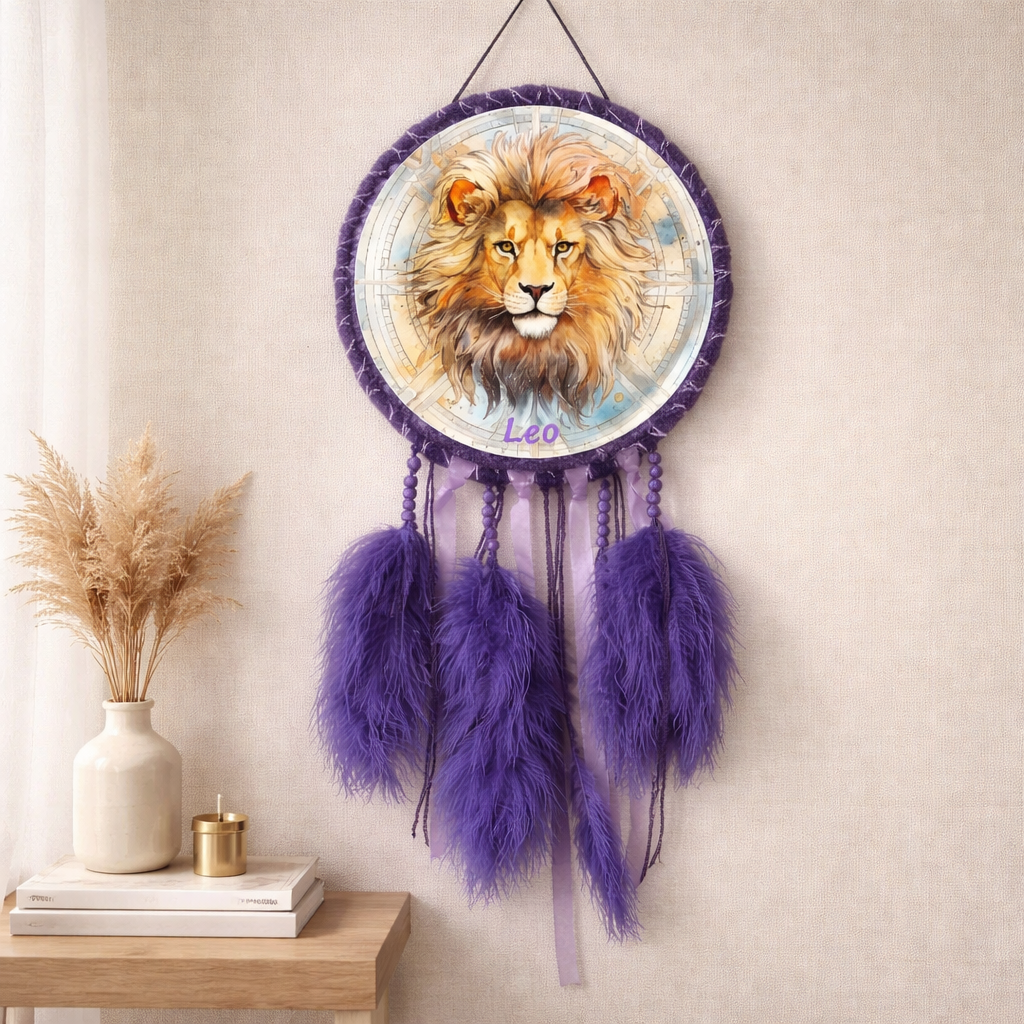 Purple Zodiac Dreamcatchers