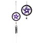 Purple Pentagram Wind Chime