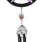 Purple Pentagram Wind Chime