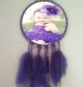 Purple Dreamcatcher with Personalised Text